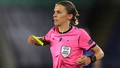 Stephanie Frappart the first woman to officiate at men’s European ...