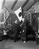 Frank A. Miller receiving a medal from the Emperor of Japan — Calisphere