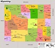 Wyoming County Map | County Map with Cities