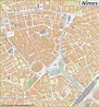 Nîmes City Center Map