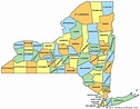 New York County Map - NY Counties - Map of New York