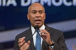 Deval Patrick speaks at California candidate forum after announcing ...