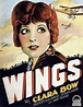 Movie poster for ''Wings'', with Clara Bow and Gary Cooper, 1927 Mixed ...