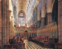 Abbazia di Westminster: interno, navata centrale. L'ambiente interno ...