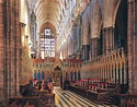 Abbazia di Westminster: interno, navata centrale. L'ambiente interno ...