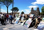 Artistas nacionales exhiben pinturas en la Plaza de Armas de Cajamarca ...