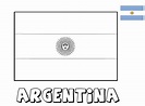 Blog de Geografia: Bandeira da Argentina para colorir