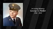 George A. Pfeffer - Tribute Video