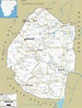 Mbabane Swaziland map - Map of mbabane Swaziland (Southern Africa - Africa)