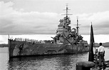 HMS Prince of Wales at Singapore in December 1941, one of the last ...