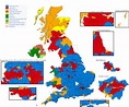 2010 UK Election Map: The First Post-War Coalition - PoliticalBets.co.uk