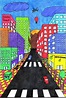 como dibujar una calle en perspectiva conica - Buscar con Google | Arte ...