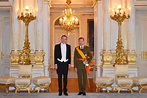 Ambassador Marshall presents his credentials to His Royal Highness, the ...