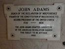 John Adams Gravesite - Quincy, Massachusetts
