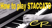Piano Technique: How to play STACCATO. - YouTube