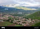 A beautiful aerial shot during sunrise in Autlan de Navarro, Jalisco ...