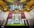 Main altar of the Sancta Sanctorum with the icon of Christ Pantocrator ...