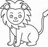 Free Lion Line Art, Download Free Lion Line Art png images, Free ...
