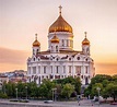 Cathedral of Christ the Saviour in Moscow, fully rebuilt in 2000 after ...