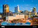 Raleigh, Caroline du Nord, USA sur le centre-ville Photo Stock - Alamy