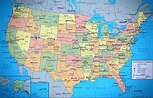 Mapa Estados Unidos Ciudades | Mapa