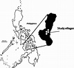 A map of the Philippines, depicting the location of Negros Island and ...