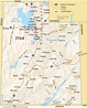 Mapa Político de Utah