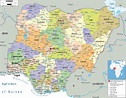 Detailed Political Map of Nigeria - Ezilon Maps