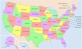 Fichier:Map of USA showing state names.png – Wikipedia