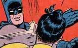 Origen del meme viral de cachetada de Batman a Robin |Historia - Grupo ...