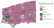Image: Map of Niagara County, New York