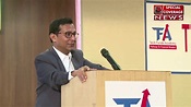 Ashok Aggarwal, Chairman Globe Capital, speech at Tech funda academy ...