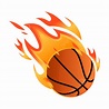 Baloncesto Bola De Fuego PNG ,dibujos Baloncesto, Bola De Fuego ...