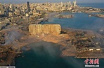 俯瞰黎巴嫩爆炸现场_凤凰网