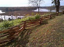 Black Locust Split Rail Fence | Wood Split Rail Fencing | Bark House