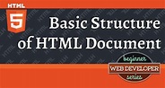 HTML: BASIC STRUCTURE AND MORE ABOUT ITS TAGS - TECHNO ANISH