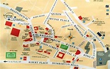 Map of Stirling city centre. | Travel printables, Stirling, Rainbow pools