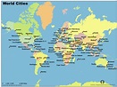 Free World Cities Map | Cities Map of World open source ...