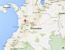 Where is Pereira on map of Colombia