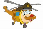 Cartoon Characters: Budgie the Little Helicopter (HQ PNG)
