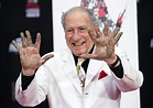 Mel Brooks wore a prosthetic sixth finger while leaving his hand prints ...
