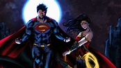 Superman y la mujer maravilla Fanart Fondo de pantalla 5k HD ID:7696