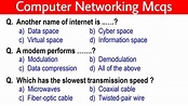 Part- 6 | Computer Networking Mcqs | networking mcq questions and ...