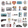 50pcs Grey's Anatomy Sticker Packwaterproof Sticker Set | Etsy | Grey's ...