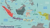 Map of Indonesia (Overview/Regions) : Worldofmaps.net - online Maps and ...