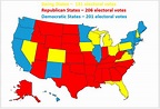 Republican and Democratic States [1120x768] : MapPorn