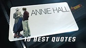 Annie Hall 1977 - 10 Best Quotes - YouTube