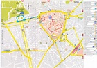 Stadtplan von Nîmes | Detaillierte gedruckte Karten von Nîmes ...