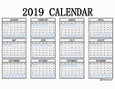Printable business calendar 2019 - likospack