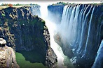 Naturaleza: Cataratas victoria, Rio Zambeze, (frontera entre Zambia y ...